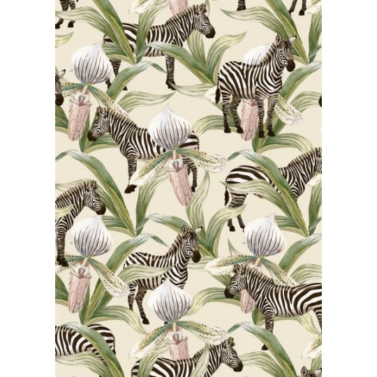 kadopapier zebra jungle