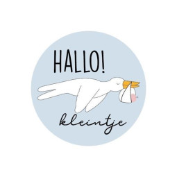 sticker ooievaar