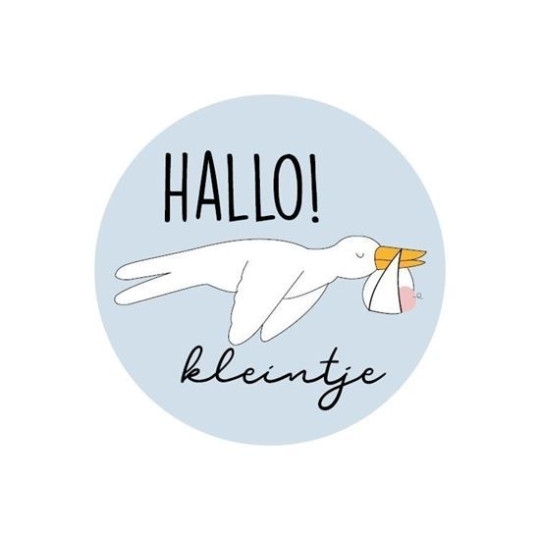 sticker ooievaar