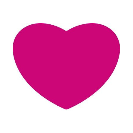 sticker hart roze