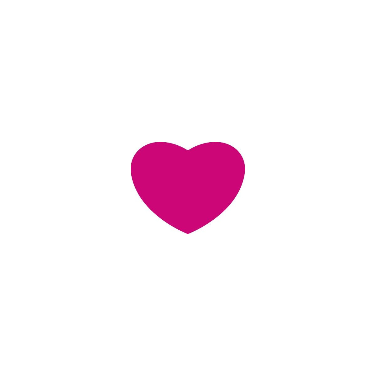 sticker hart roze