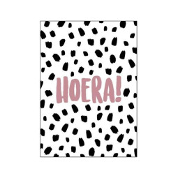 kaart hoera dots