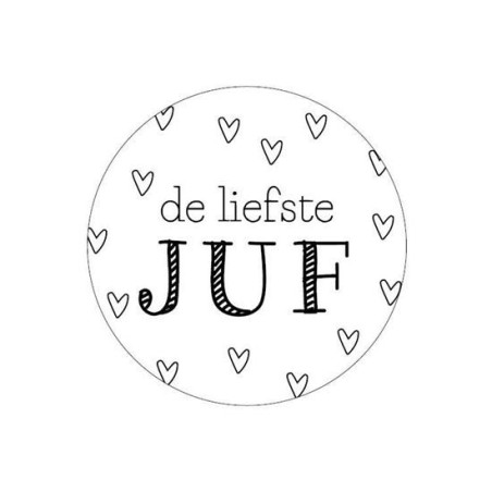 sticker liefste juf