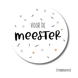 sticker meester dots sprinkles