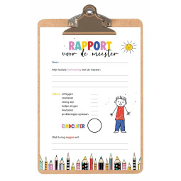 rapport meester