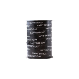 lint happy birthday zwart