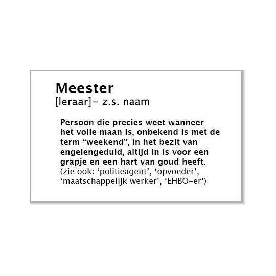 kaart meester