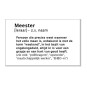 kaart meester