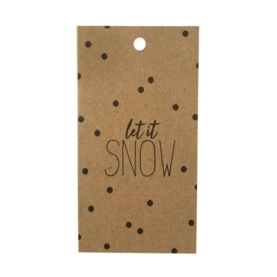 kadolabel let it snow kraft