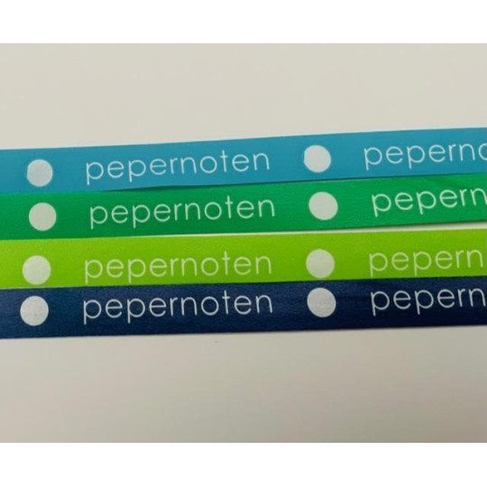 pepernotenlint blauw
