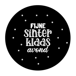 sticker fijne sinterklaasavond