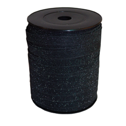 lint glitter zwart