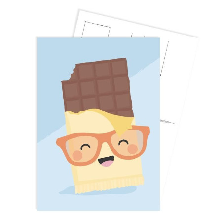 kaart chocolade