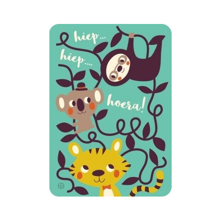 kaart jungle feest