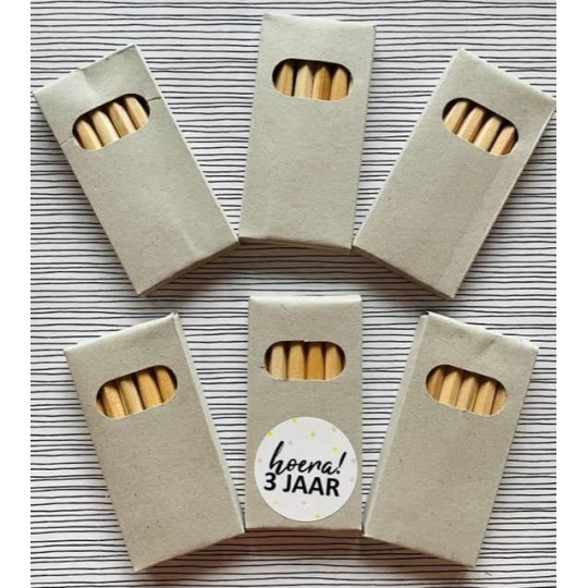 doosje kraft potloodjes