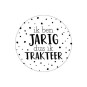 sticker ik trakteer rond