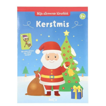 eerste kleurblok kerstmis