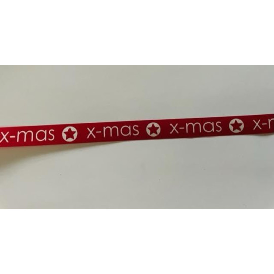 lint xmas rood