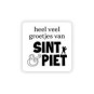 Sticker veel groetjes sint