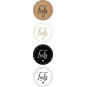 Sticker assorti heel veel liefs