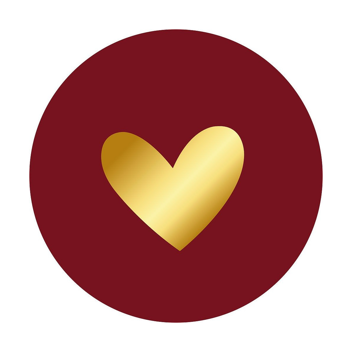 sticker bordeaux hart