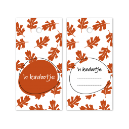 label kadootje herfst