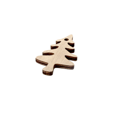 houten naturel kerstboompje