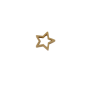 houten ster goud