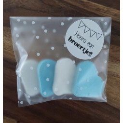 traktatiezakje witte stip