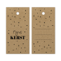 kadolabel fijne kerst kraft