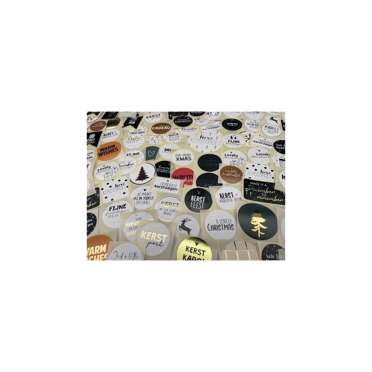 kerst stickerpakket