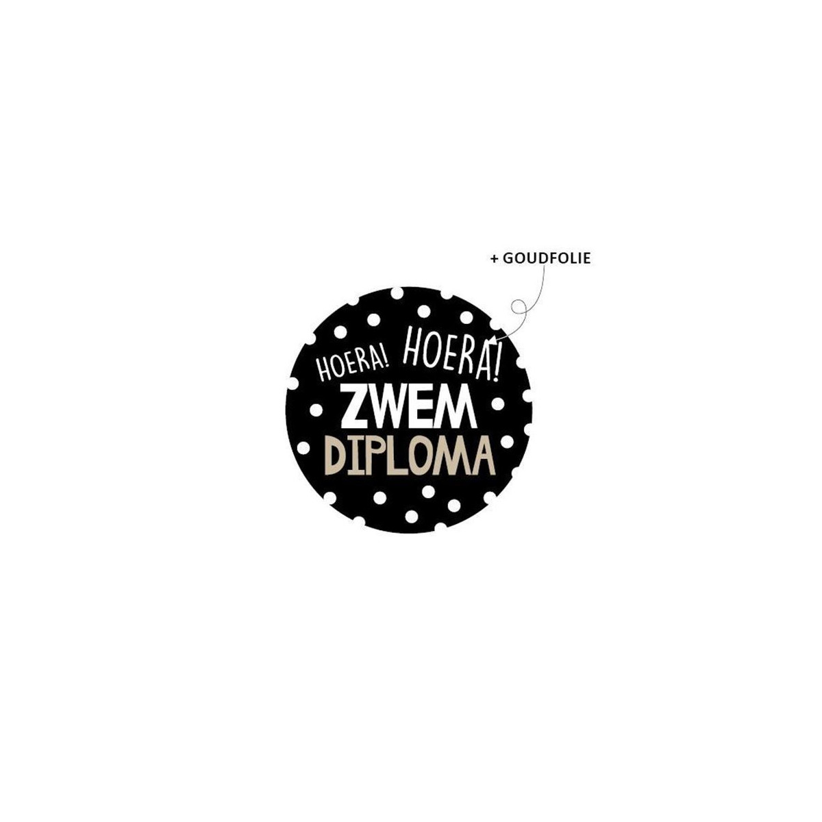 sticker zwemdiploma