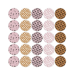 sticker natural sense roze