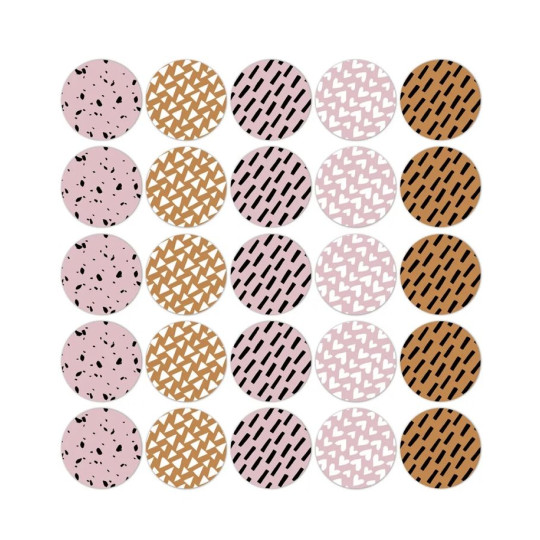 sticker natural sense roze