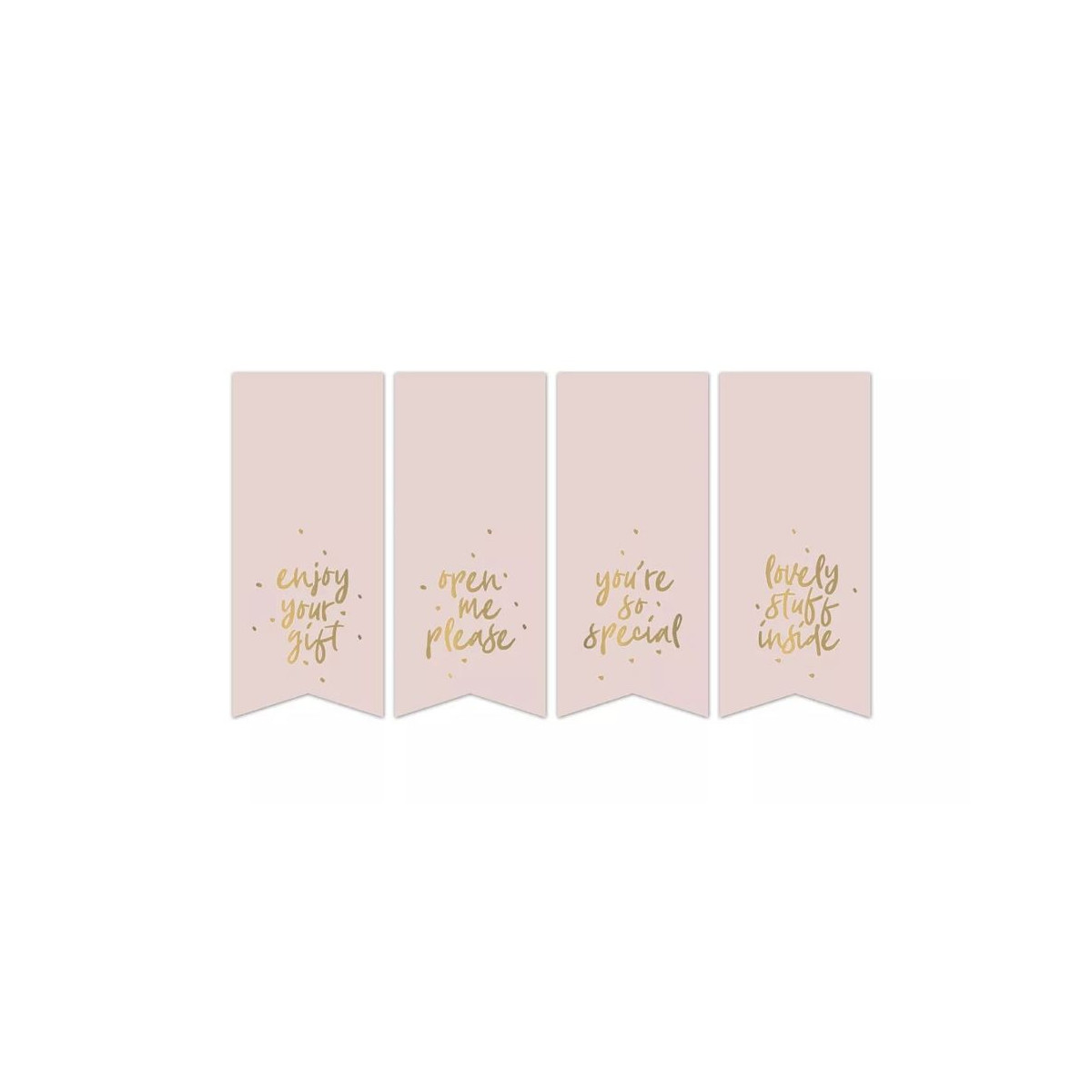 sticker vaantje roze