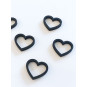 houten hart zwart