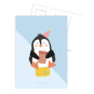 kaart pinguin party