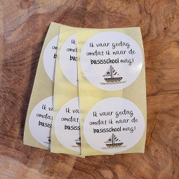sticker vaar gedag