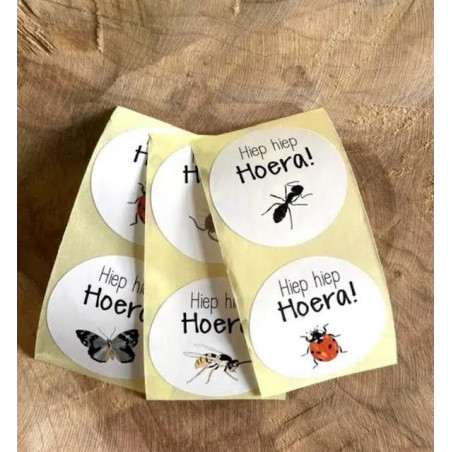 sticker hoera insect