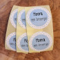 sticker broertje blauw stip