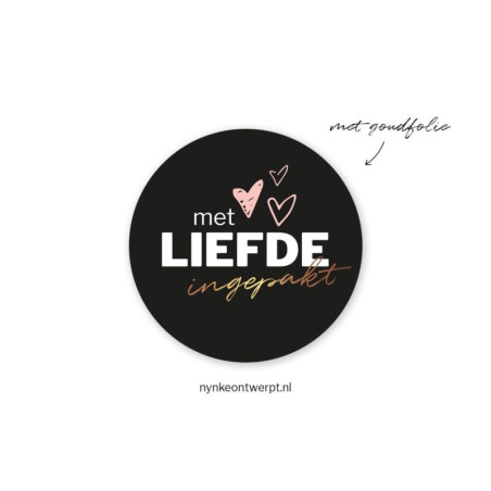 sticker liefde ingepakt