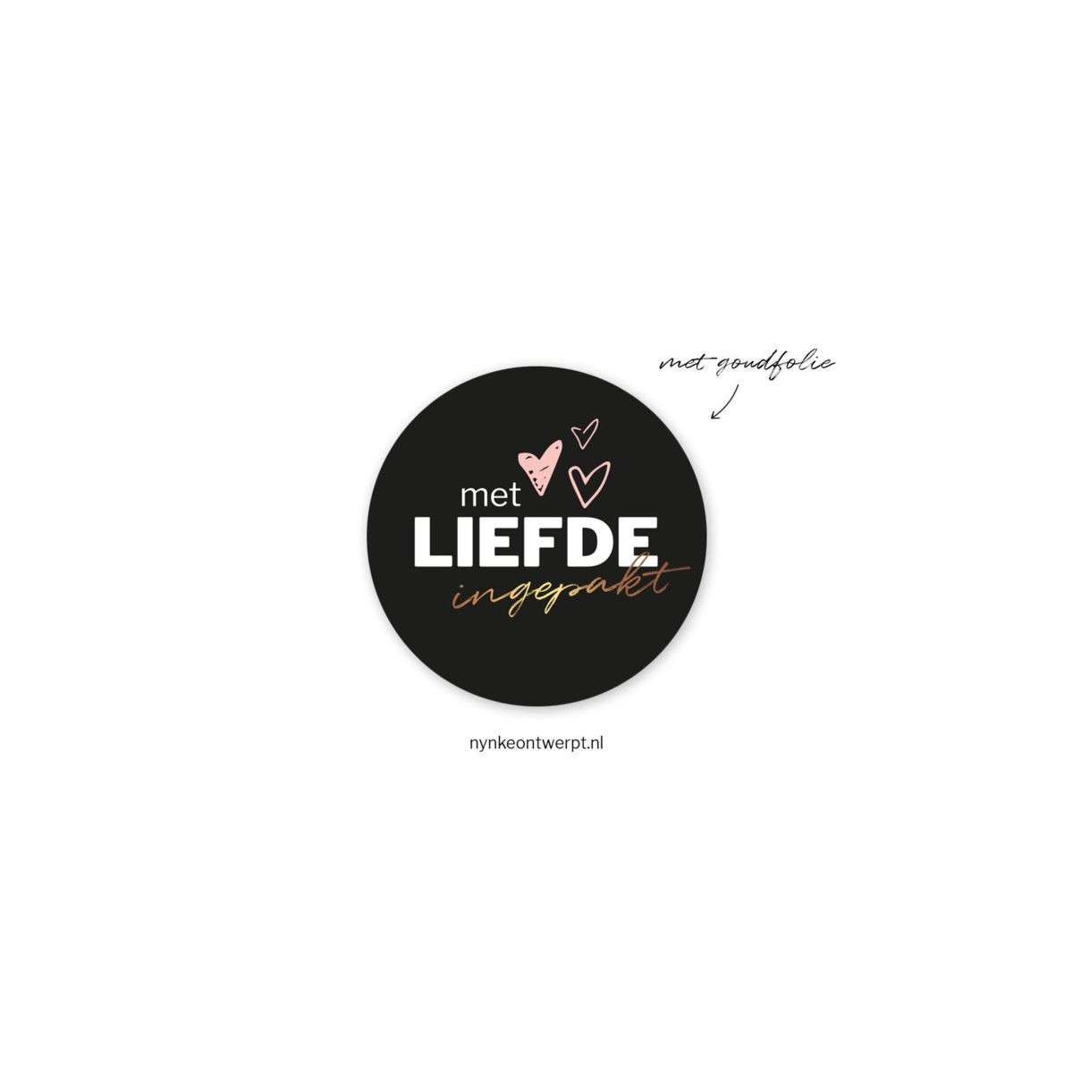 sticker liefde ingepakt