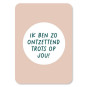 kaart ontzettend trots