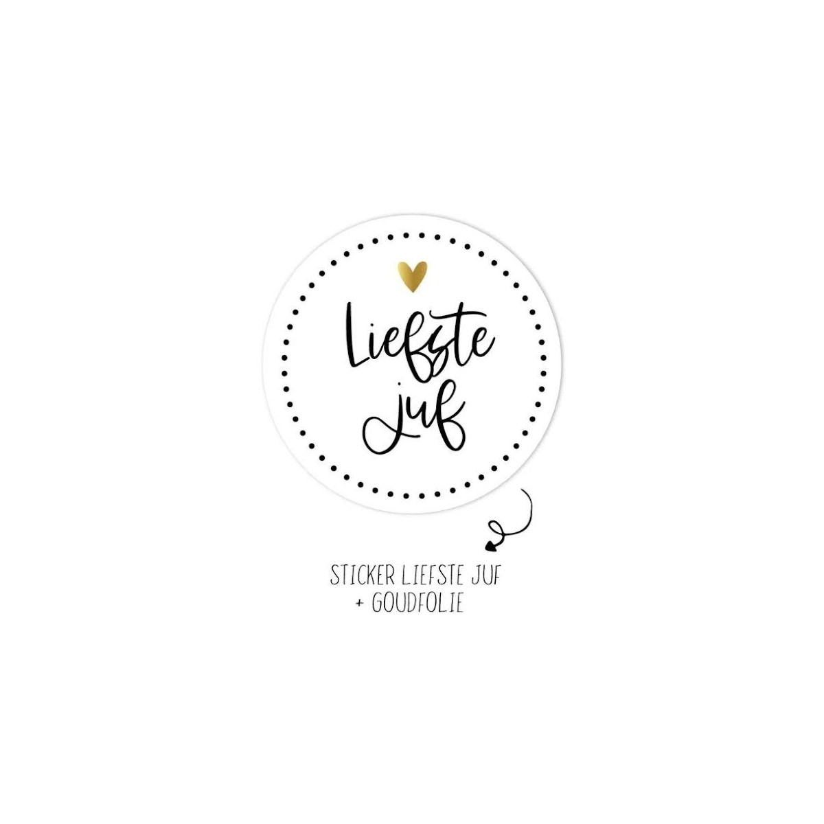 sticker liefste juf