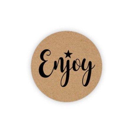 sticker kraft enjoy