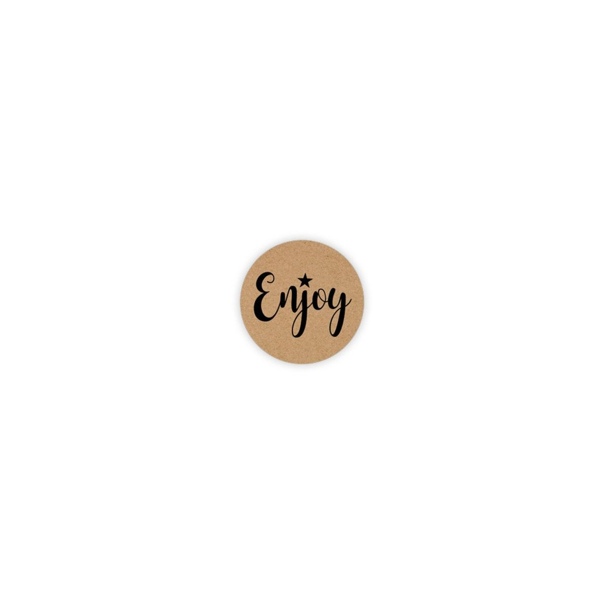 sticker kraft enjoy