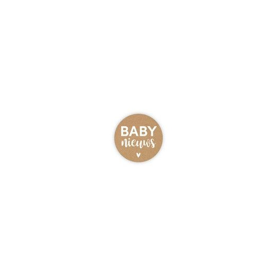 sticker baby nieuws kraft