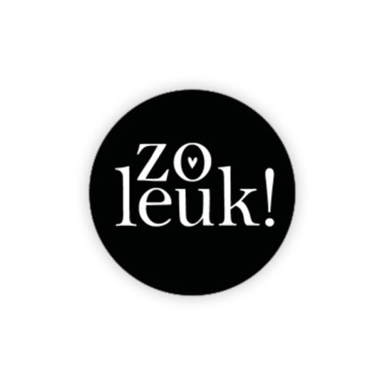 sticker zo leuk