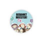 sticker bedankt meester illustratie