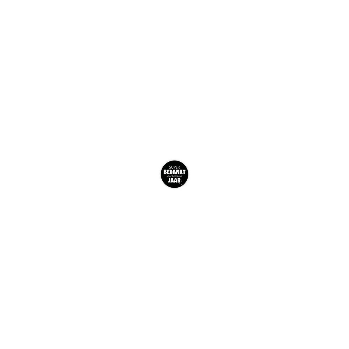 sticker bedankt leuke jaar